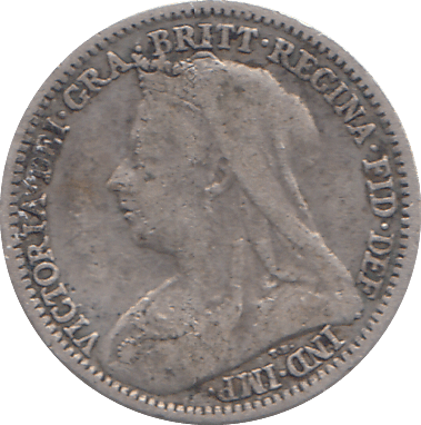 1900 THREEPENCE ( F ) - WORLD COINS - Cambridgeshire Coins
