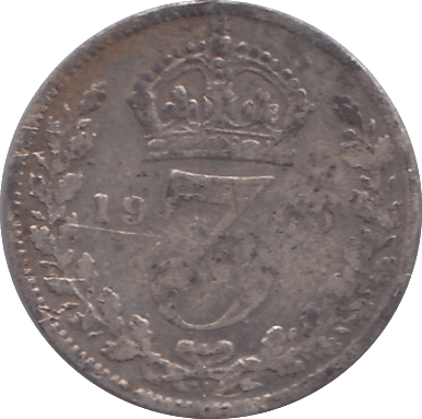 1900 THREEPENCE ( FAIR ) - THREEPENCE - Cambridgeshire Coins