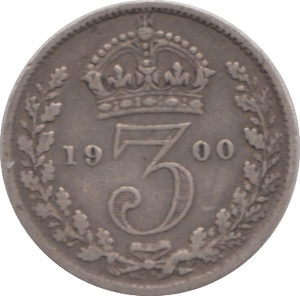 1900 THREEPENCE ( FINE ) - THREEPENCE - Cambridgeshire Coins