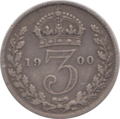 1900 THREEPENCE ( FINE ) - THREEPENCE - Cambridgeshire Coins