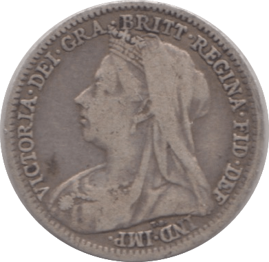 1900 THREEPENCE ( FINE ) - THREEPENCE - Cambridgeshire Coins