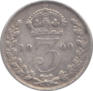 1900 THREEPENCE ( FINE ) - THREEPENCE - Cambridgeshire Coins