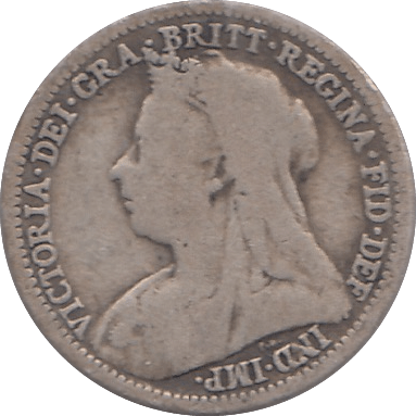 1900 THREEPENCE ( FINE ) - THREEPENCE - Cambridgeshire Coins