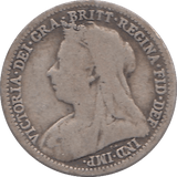 1900 THREEPENCE ( FINE ) - THREEPENCE - Cambridgeshire Coins