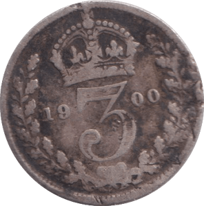 1900 THREEPENCE ( GF ) - THREEPENCE - Cambridgeshire Coins
