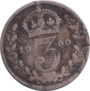 1900 THREEPENCE ( GF ) - THREEPENCE - Cambridgeshire Coins