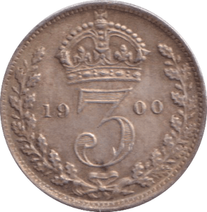 1900 THREEPENCE ( GF ) - THREEPENCE - Cambridgeshire Coins