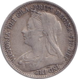 1900 THREEPENCE ( GVF ) - Threepence - Cambridgeshire Coins