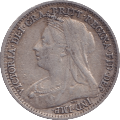 1900 THREEPENCE ( GVF ) - Threepence - Cambridgeshire Coins