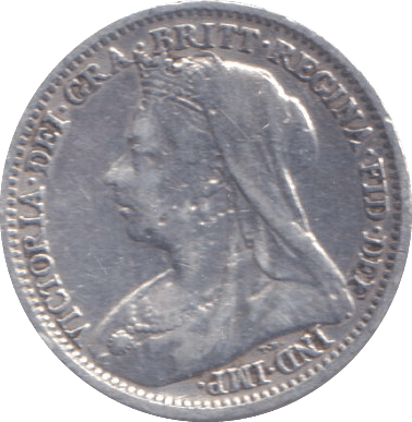 1900 THREEPENCE ( VF ) - THREEPENCE - Cambridgeshire Coins