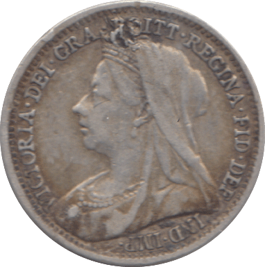 1900 THREEPENCE ( VF ) - THREEPENCE - Cambridgeshire Coins