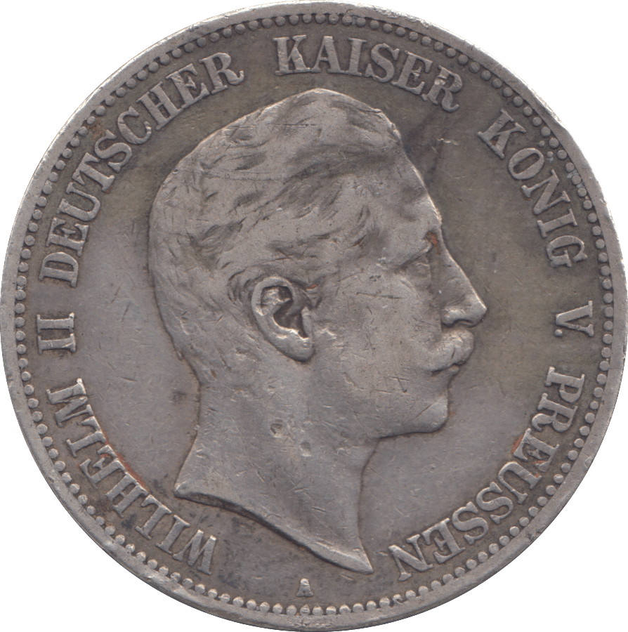 1901 5 MARK GERMANY - WORLD COINS - Cambridgeshire Coins