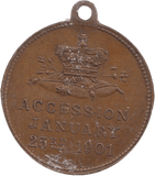 1901 ACCESSION MEDAL - WORLD COINS - Cambridgeshire Coins