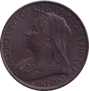 1901 FARTHING ( AUNC ) - FARTHING - Cambridgeshire Coins