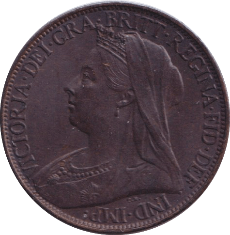 1901 FARTHING ( AUNC ) - FARTHING - Cambridgeshire Coins