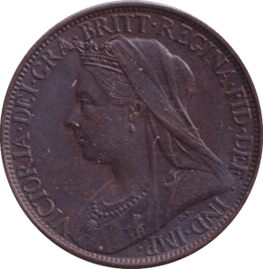 1901 FARTHING ( AUNC ) - FARTHING - Cambridgeshire Coins