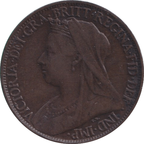 1901 FARTHING ( GF ) - FARTHING - Cambridgeshire Coins