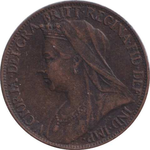 1901 FARTHING ( GF ) - FARTHING - Cambridgeshire Coins