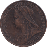 1901 FARTHING ( GF ) - FARTHING - Cambridgeshire Coins