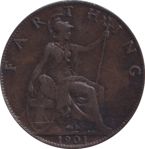 1901 FARTHING ( GF ) - FARTHING - Cambridgeshire Coins
