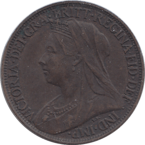 1901 FARTHING ( GVF ) - HALFPENNY - Cambridgeshire Coins
