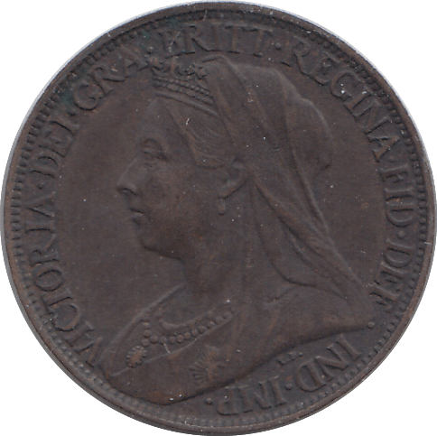 1901 FARTHING ( GVF ) - HALFPENNY - Cambridgeshire Coins