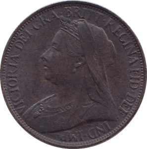 1901 FARTHING ( UNC ) - FARTHING - Cambridgeshire Coins