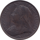 1901 FARTHING ( UNC ) - FARTHING - Cambridgeshire Coins