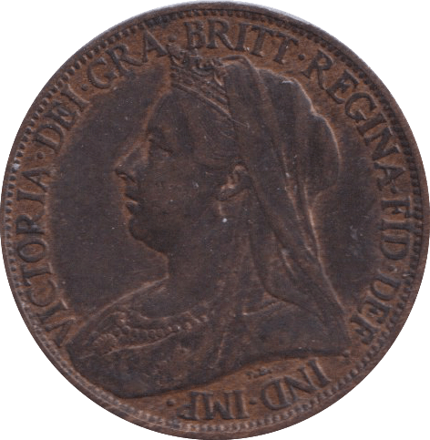 1901 FARTHING ( VF ) - FARTHING - Cambridgeshire Coins