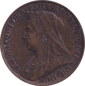 1901 FARTHING ( VF ) - FARTHING - Cambridgeshire Coins