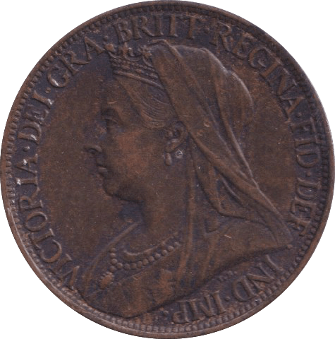 1901 FARTHING ( VF ) - FARTHING - Cambridgeshire Coins