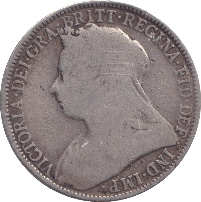 1901 FLORIN ( FINE ) - FLORIN - Cambridgeshire Coins