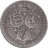 1901 FLORIN ( FINE ) - FLORIN - Cambridgeshire Coins