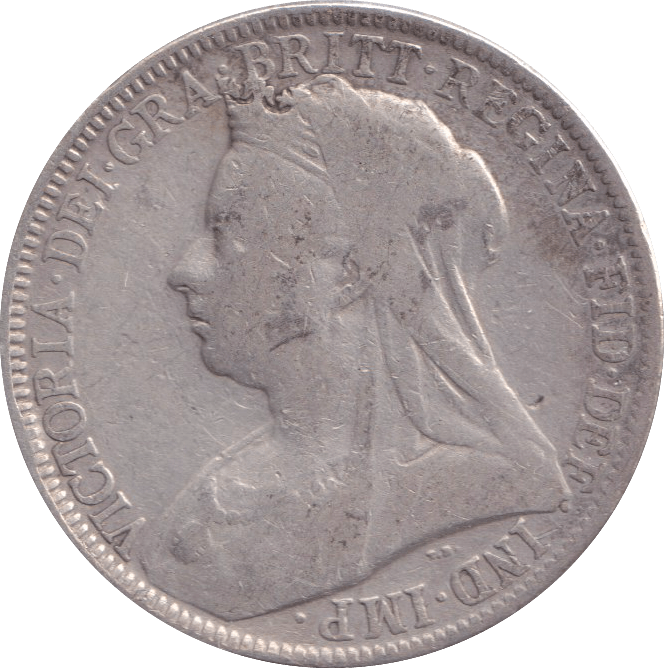 1901 FLORIN ( FINE ) - FLORIN - Cambridgeshire Coins