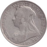 1901 FLORIN ( FINE ) - FLORIN - Cambridgeshire Coins
