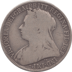 1901 FLORIN ( FINE ) - FLORIN - Cambridgeshire Coins