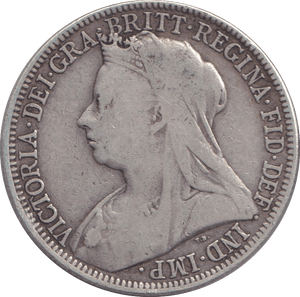 1901 FLORIN ( FINE ) - FLORIN - Cambridgeshire Coins