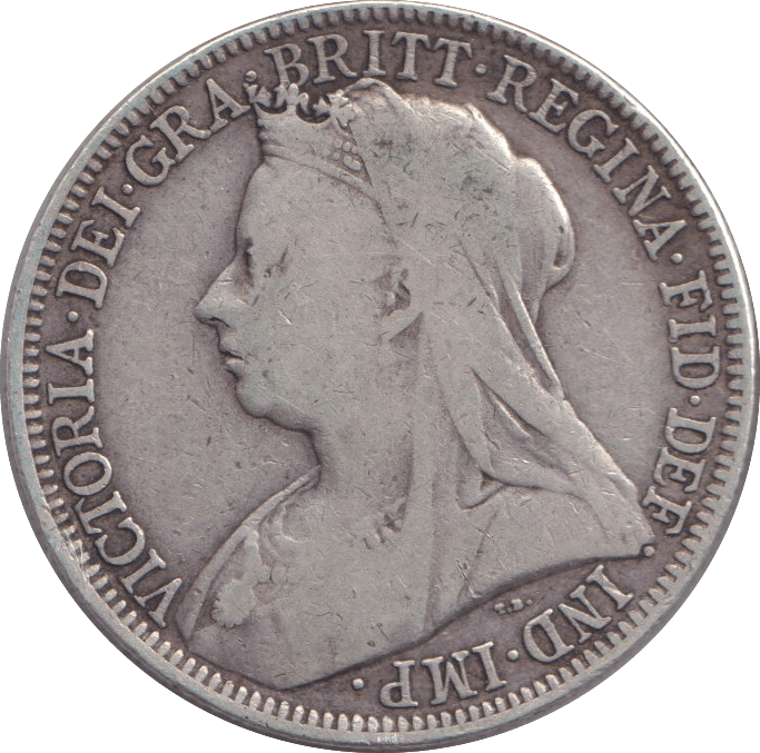 1901 FLORIN ( FINE ) - FLORIN - Cambridgeshire Coins