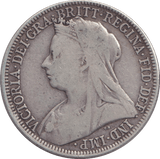 1901 FLORIN ( FINE ) - FLORIN - Cambridgeshire Coins