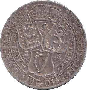 1901 FLORIN ( GF ) - FLORIN - Cambridgeshire Coins