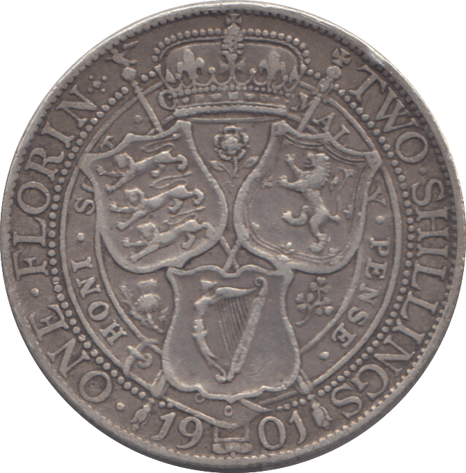 1901 FLORIN ( GF ) - FLORIN - Cambridgeshire Coins
