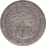 1901 FLORIN ( GVF ) - FLORIN - Cambridgeshire Coins
