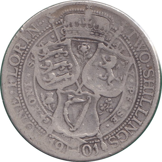 1901 FLORIN ( NF ) - FLORIN - Cambridgeshire Coins