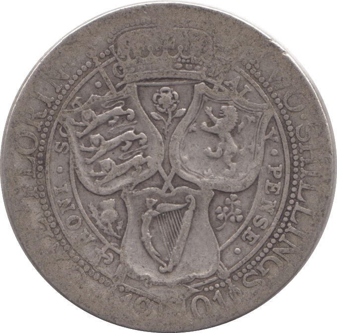 1901 FLORIN ( NF ) - FLORIN - Cambridgeshire Coins