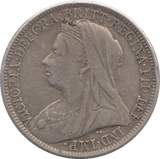 1901 FLORIN ( VF ) - FLORIN - Cambridgeshire Coins