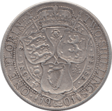 1901 FLORIN ( VF ) - FLORIN - Cambridgeshire Coins