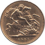 1901 GOLD HALF SOVEREIGN ( EF ) - Half Sovereign - Cambridgeshire Coins