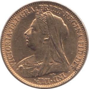 1901 GOLD HALF SOVEREIGN ( EF ) - Half Sovereign - Cambridgeshire Coins