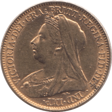 1901 GOLD HALF SOVEREIGN ( EF ) - Half Sovereign - Cambridgeshire Coins