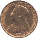 1901 GOLD HALF SOVEREIGN ( EF ) - Half Sovereign - Cambridgeshire Coins